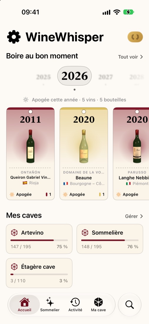 L'accueil : les vins à surveiller et ceux à boire cette année
